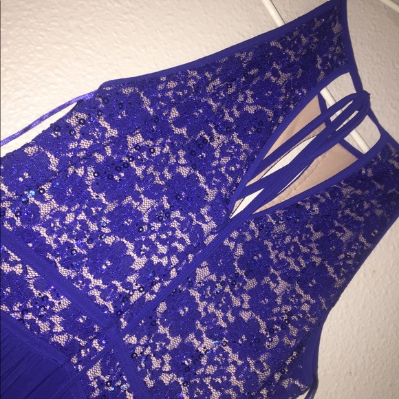 Royal blue prom dress - Picture 3 of 5